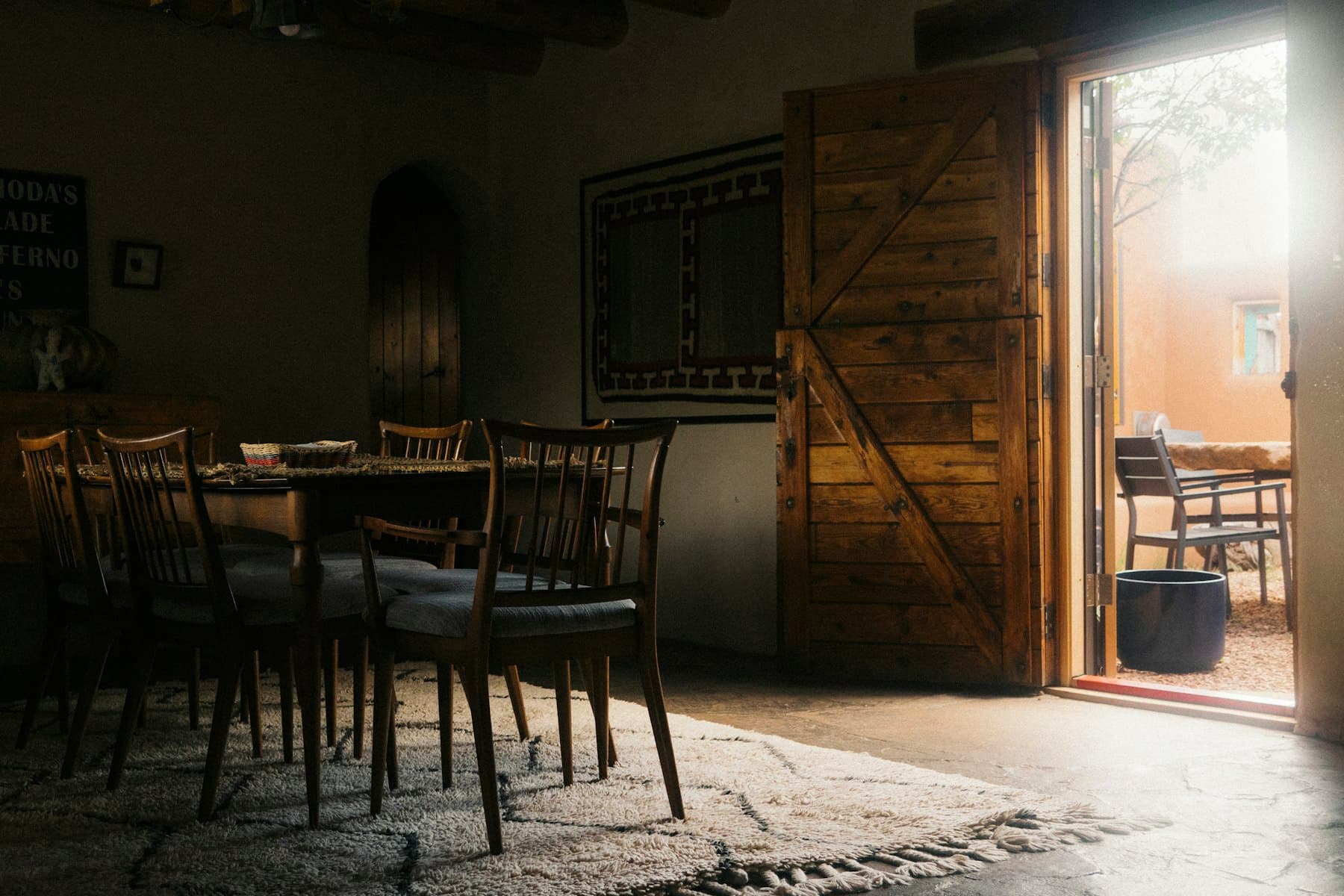 Warm Oak Dining Space